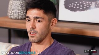 Frustrated Straight Jock Can't Cum, Hunk Roomie Lends A Hand - Nico Coopa, Joseph Castlian