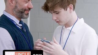 Gay Porn Parody ~ Severance ~ Sexerance Part 2 ~ Cute Twink Takes First Dick (Free Full SFW)