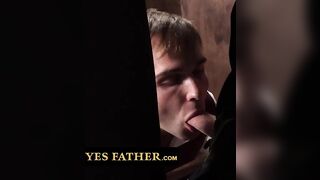 YesFather - Perv Old Priest Takes Advantage Of Shy Catholic Boy And Pounds Him During Confession