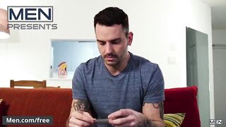 Hot - inked hunk Jason Wolfe and Matthew Parker ride cock