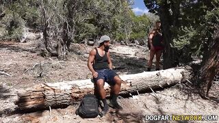 BlacksOnBoys - Jock Hikers Meet Up In The Woods For A Quick Interracial Fuck