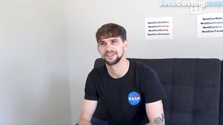 Inked auditioning amateur jerking offf in his debut