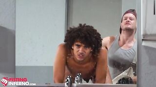 Hairy Janitor Fists Rude Professional