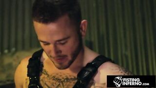 Restrained Sub Riughly Fucked By Dom