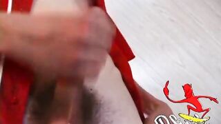 Young Derek Beating His Stiff Meat