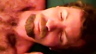 Hairy straight redneck gets facial treatment