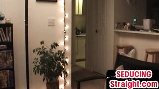 Solo str8 tattooed guy jerks cock for gay vintage solo porn