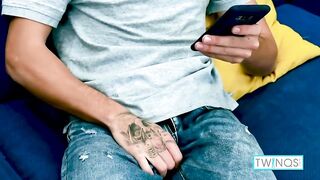 Pretty Slim Twink Thomas T Masturbates And Fingers His Ass!