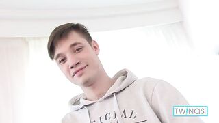 Skinny Blonde Twink Phoenix Z Jerks Off His Cock And Cums!