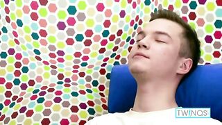 Hot Cute Blonde Ethan O Fingers His Pink Butt And Jerks Off!