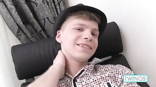 Cute Blonde James T Masturbates And Moans Until He Cums!