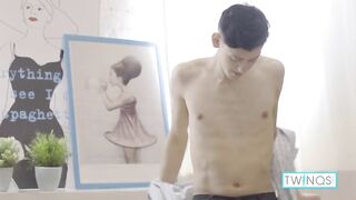 Skinny Cub Logan Gives Horny Boy Nico A Messy Fuck Session!