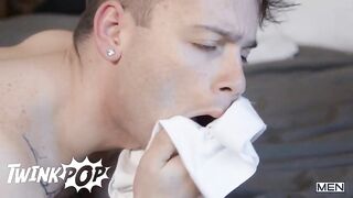 Handsome Malik Delgaty Are Having Some Gay Fun With Ryan Bailey Until His Girlfriend Catches Them - Twink