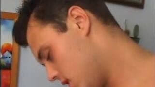 Four straight twinks sucking cock and tasting jizz