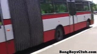 Euro amateur outdoors assfucked bareback