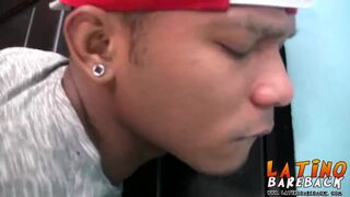 Hot and sexy latin thug gets barebacked and stuffed hard