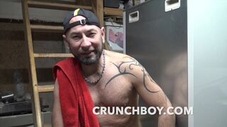 amazing gang bang with real straigths boys arabs sucked by