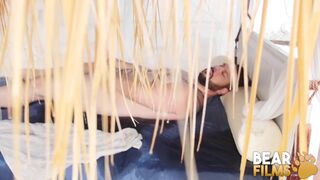 Bear Kinky Cub Adam Jones Sunbathes Before Jerking Off