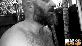 Bear Hairy Owen Powers Anal Plays With Huge Dildo Solo