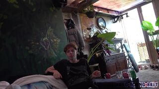 Gettin 2 know Super Fit 19yr, pop star looks, proper chav takes CUM up the arse- Unedited vid