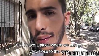 Young Latino gets paid to be barebacked for the first time