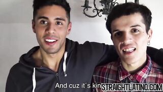 Straight Latino takes big cock and some cash to go along