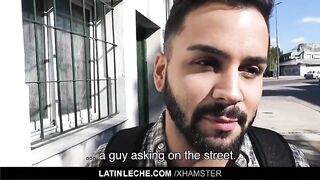 LatinTwink - Bearded Latin Guy Used On Camera
