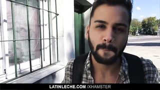 LatinTwink - Bearded Latin Guy Used On Camera