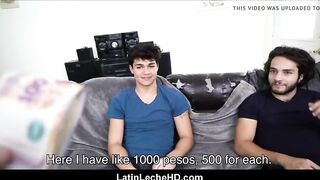 Amateur Latino Jock And Twink Fuck For Filmmaker For Cash