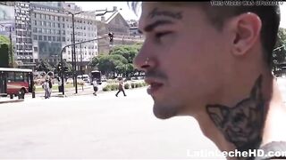 Bad Boy Latino Twink Paid Threesome Stranger In Bathroom