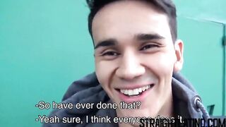 Young Latino takes a long thick cock in his tight ass