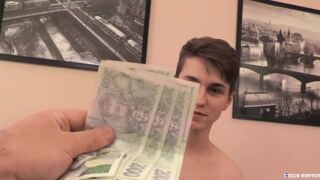 Courier Delivery Turns Into A Steaming Hot Threesome And An Even Hotter Cumshot - CZECH HUNTER