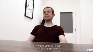 Shy Introverted Dude Can't Say No To A Good Job Even If He Has To Get Fucked In The Ass - BigStr