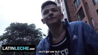 Latin Twink - Latino Photographer Offers Stranger A Pleasurable Way To Earn Some Bucks