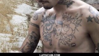 Hot Young Latino Twink Boys Outdoor Threesome