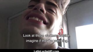 Amateur Latino Twink Huge Cock Paid Cash Fuck Stranger POV