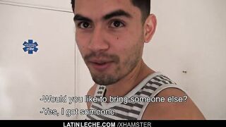 Latino Soldier Barebacks With Cute Boys