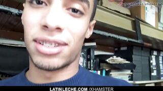 LatinTwink - Latin Boy with Braces take messy facial