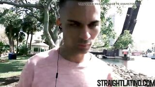 Latino straighty getting bareback banged hard in POV