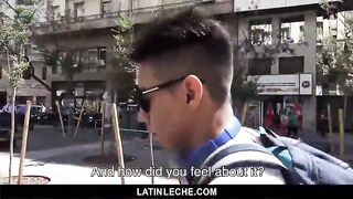 LatinTwink - Bubble butt latin jock gets paid to suck cock