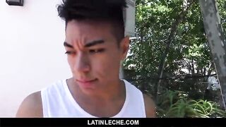 LatinTwink - Bubble butt latin jock gets paid to suck cock