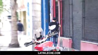 LatinTwink - Sweet latin guy on the street tricked into fuck