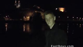 18 Boy - Handjob in Prague