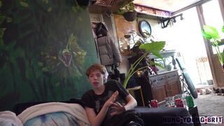 Gettin 2 know Super Fit 19yr, pop star looks, proper chav takes CUM up the arse- Unedited vid