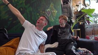 Gettin 2 know Super Fit 19yr, pop star looks, proper chav takes CUM up the arse- Unedited vid