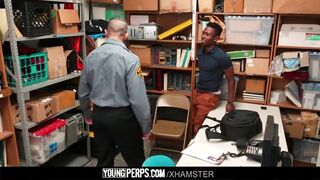 Twink - Teen shoplifter punished by a horny mallcop