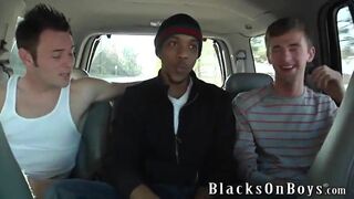 Cameron Gets Fucked By Two White Boys