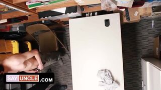 Latin thief rides big cock