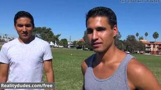 Brandons untouched ass takes a big dick - RealDudes