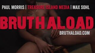 Uncut, lubed up and horny